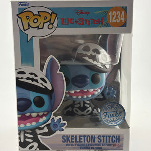 Funko POP! Disney Lilo & Stitch #1234 Skeleton Stitch Special Edition FRENLY BRICKS - Open 7 Days
