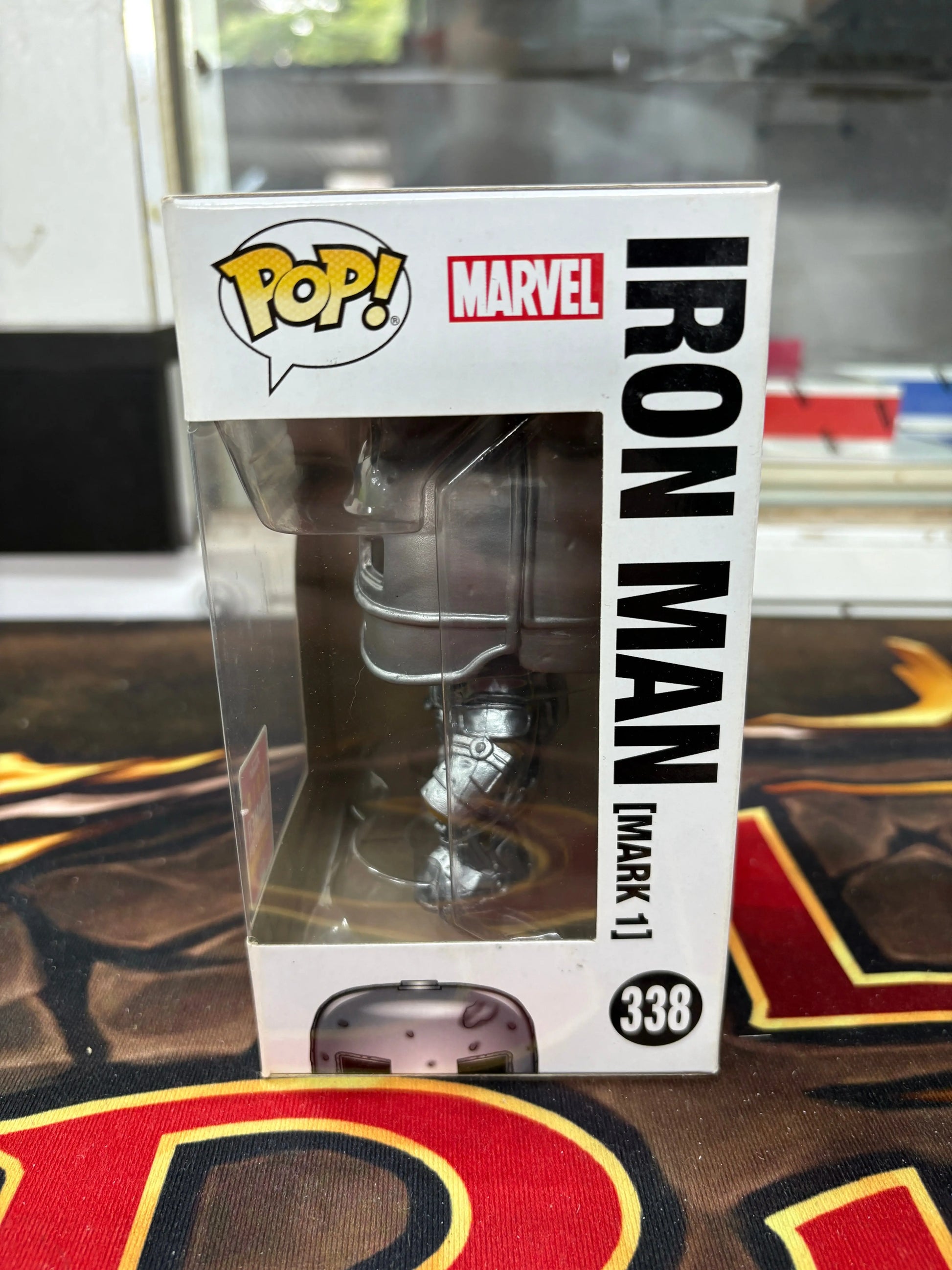 Funko POP! Marvel Studios Iron Man (Mark 1) #338 2018 Summer Convention FRENLY BRICKS - Open 7 Days