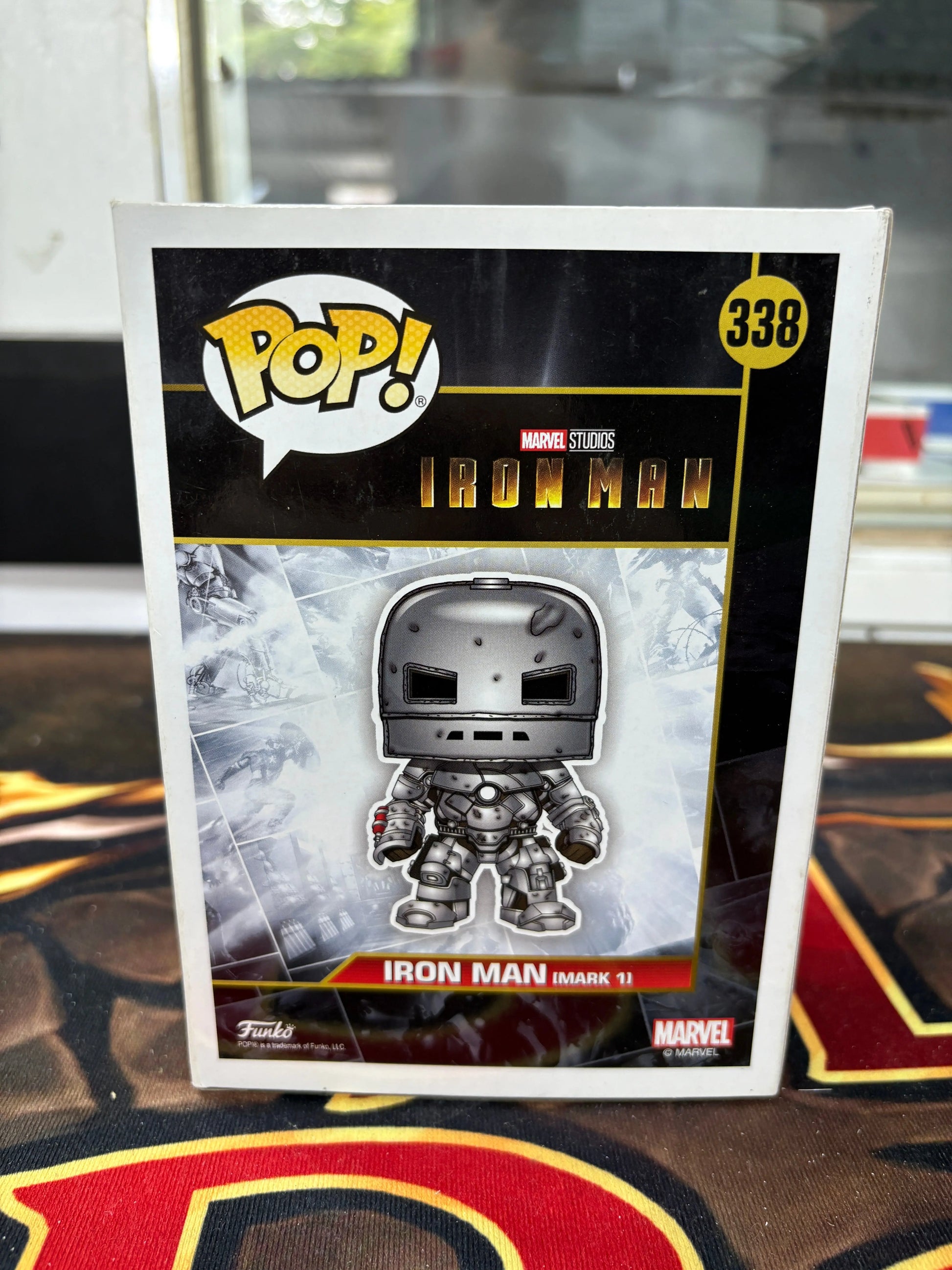 Funko POP! Marvel Studios Iron Man (Mark 1) #338 2018 Summer Convention FRENLY BRICKS - Open 7 Days