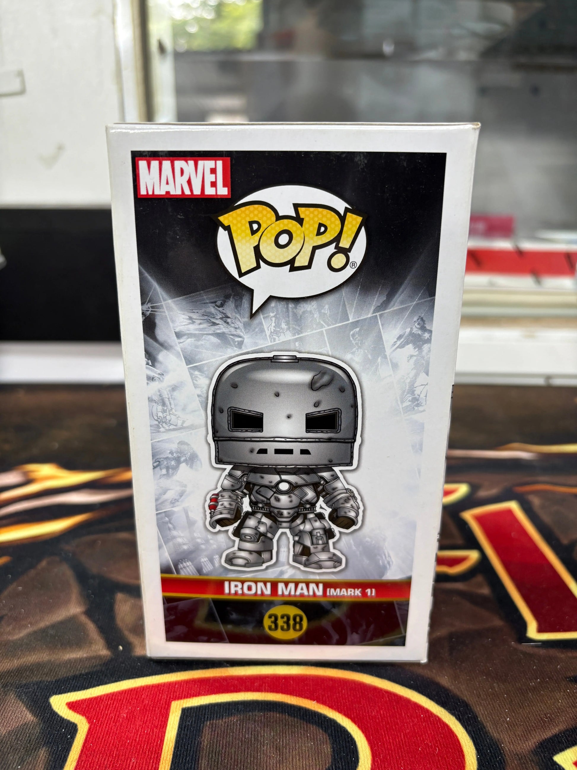 Funko POP! Marvel Studios Iron Man (Mark 1) #338 2018 Summer Convention FRENLY BRICKS - Open 7 Days