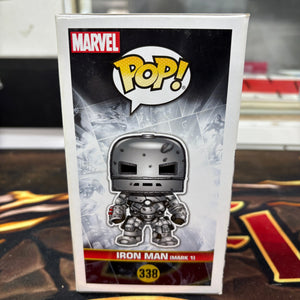Funko POP! Marvel Studios Iron Man (Mark 1) #338 2018 Summer Convention FRENLY BRICKS - Open 7 Days