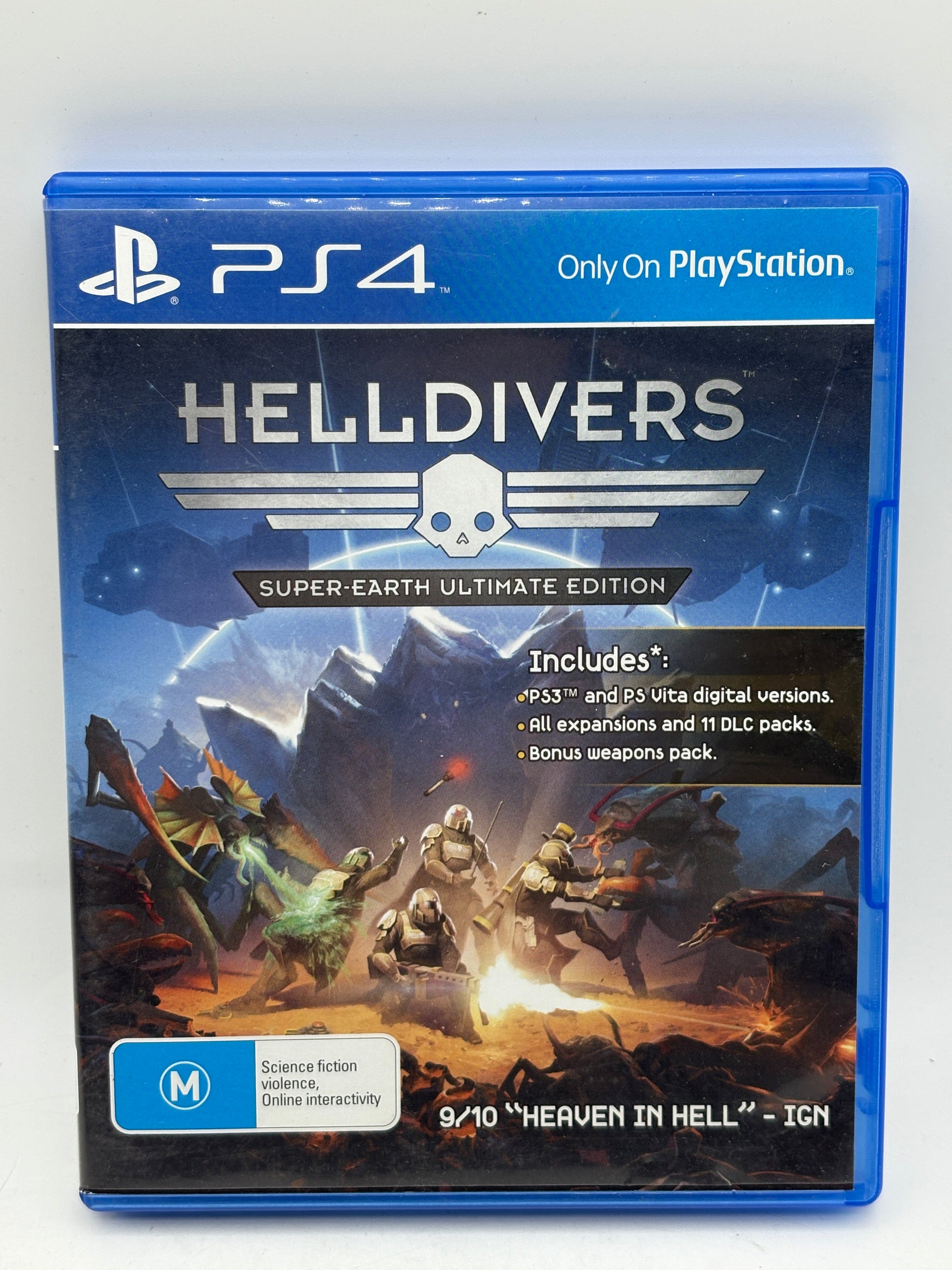 Playstation 4 Hell Divers Video Game M FRENLY BRICKS - Open 7 Days