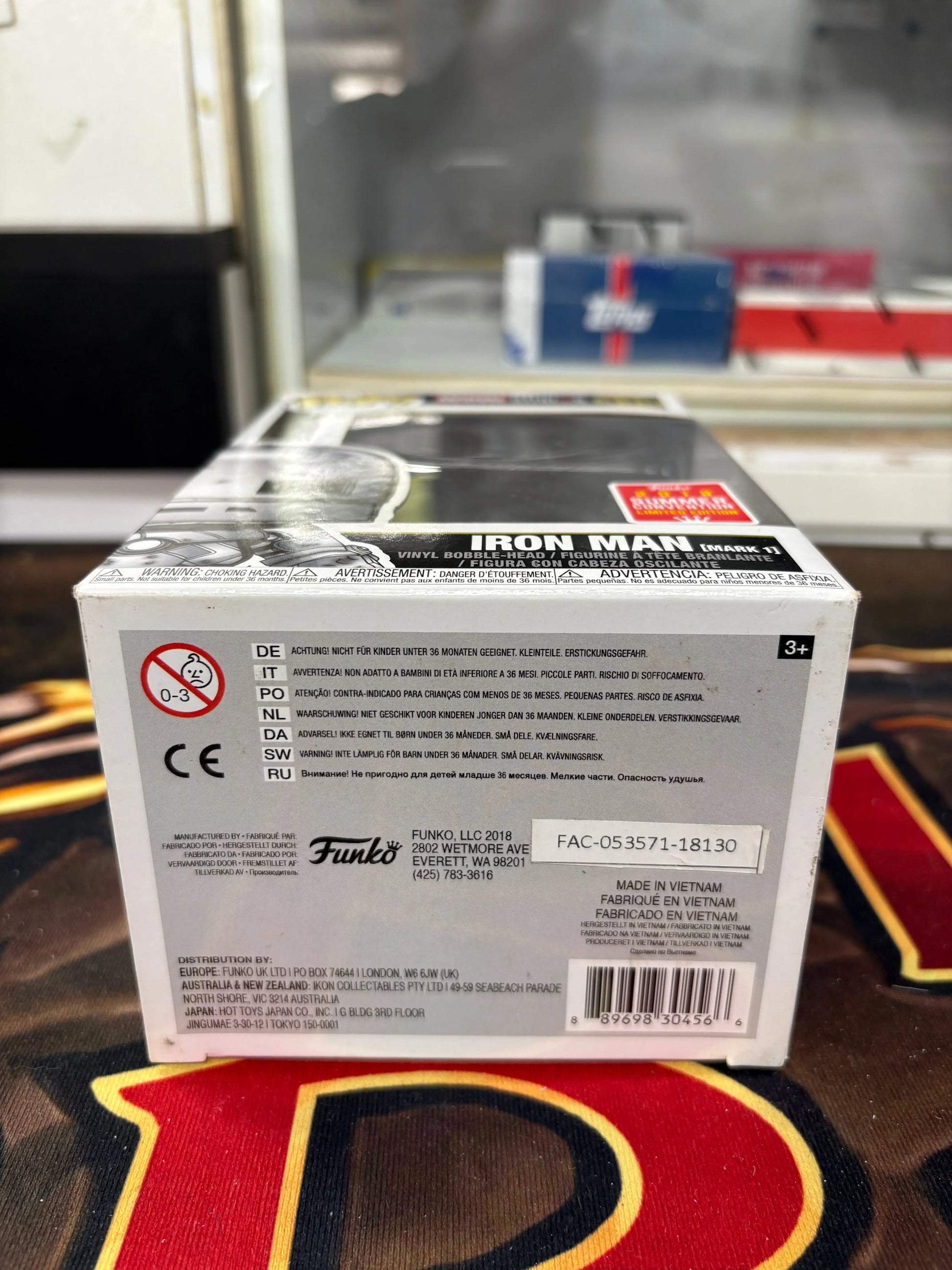 Funko POP! Marvel Studios Iron Man (Mark 1) #338 2018 Summer Convention FRENLY BRICKS - Open 7 Days