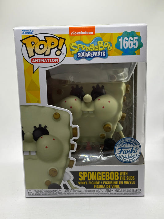 Funko POP! Animation Sponge Bob #1665 Spongebob with the Sudd Special Edition