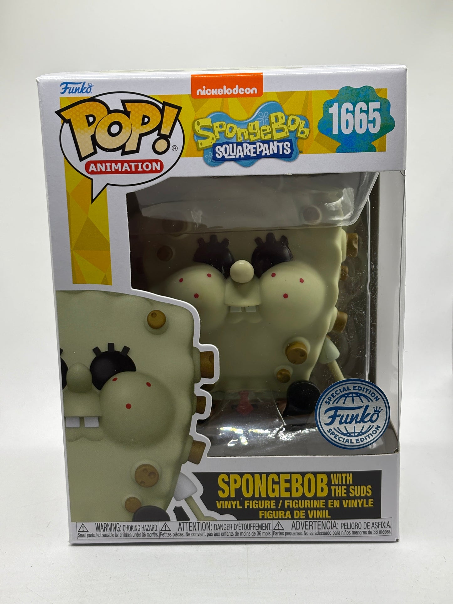 Funko POP! Animation Sponge Bob #1665 Spongebob with the Sudd Special Edition FRENLY BRICKS - Open 7 Days