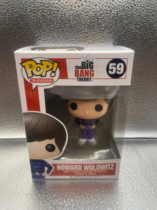 Funko Pop Television: The Big Bang Theory - Howard Wolowitz #59 FRENLY BRICKS - Open 7 Days