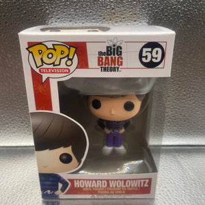 Funko Pop Television: The Big Bang Theory - Howard Wolowitz #59 FRENLY BRICKS - Open 7 Days