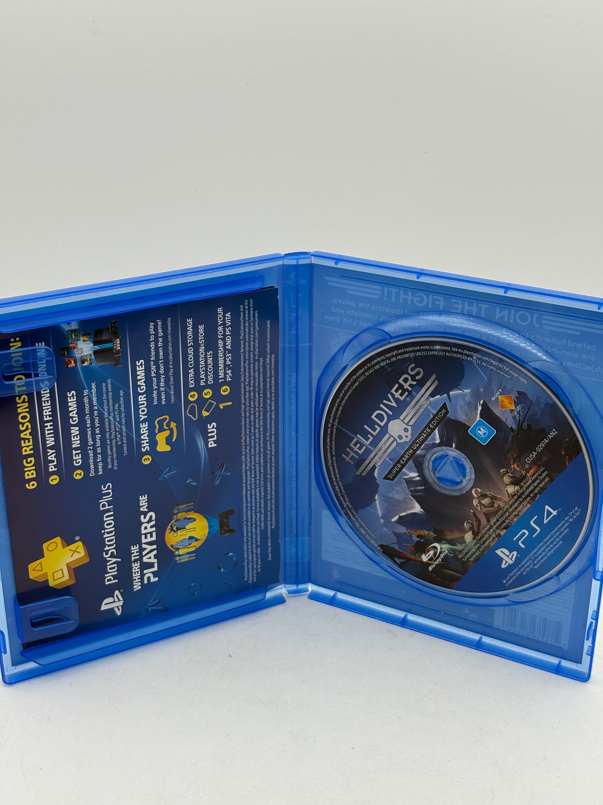 Playstation 4 Hell Divers Video Game M FRENLY BRICKS - Open 7 Days