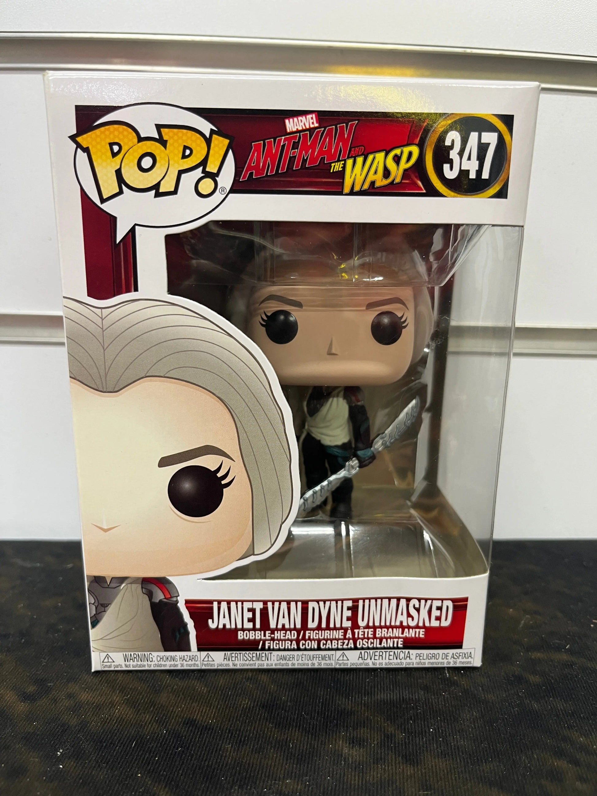 Funko Pop Janet Van Dyne Unmasked #347 Bobblehead Ant-Man And The Wasp Marvel FRENLY BRICKS - Open 7 Days