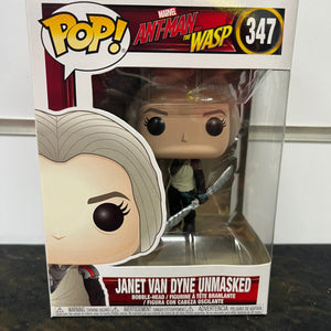 Funko Pop Janet Van Dyne Unmasked #347 Bobblehead Ant-Man And The Wasp Marvel FRENLY BRICKS - Open 7 Days