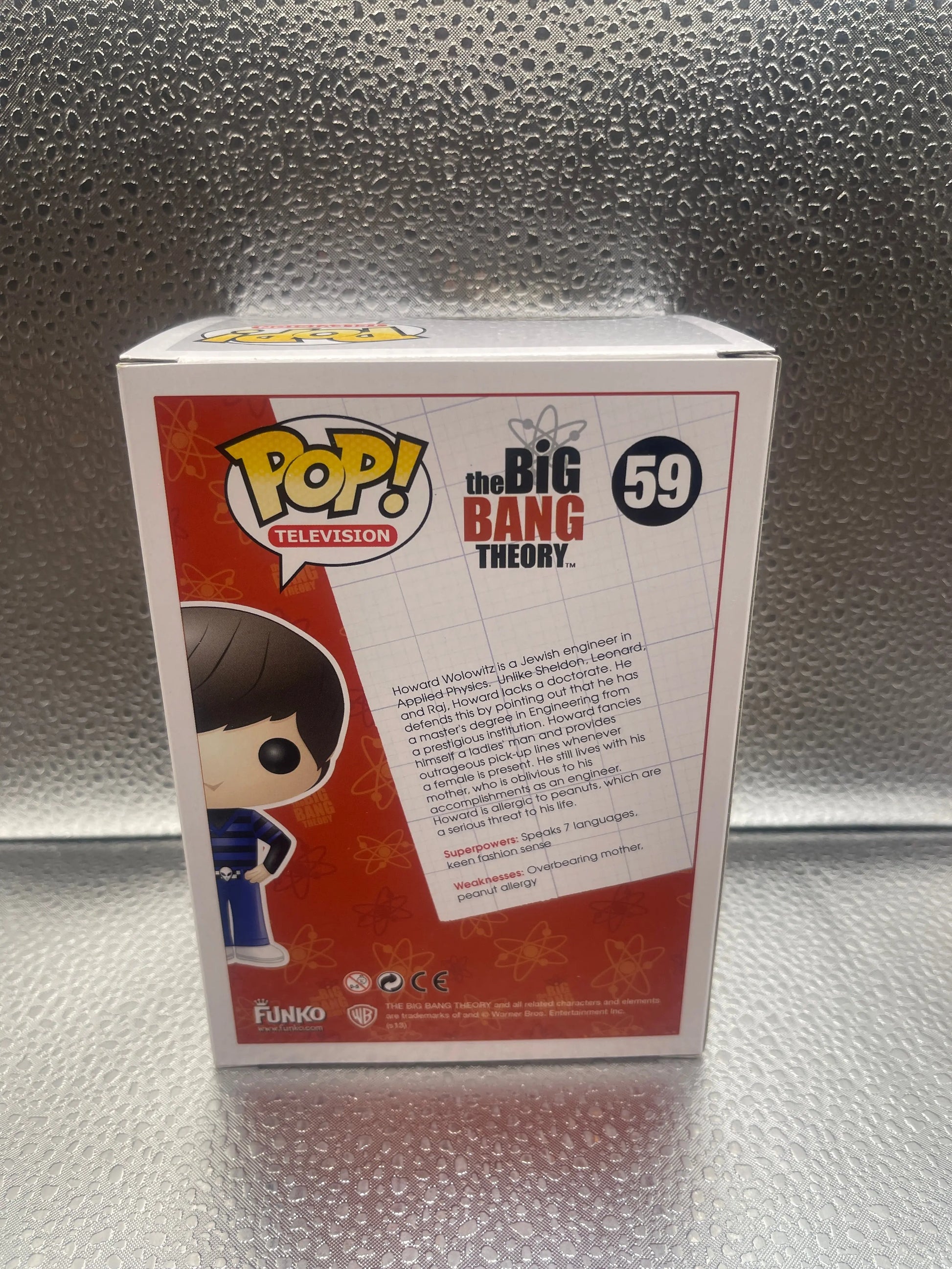 Funko Pop Television: The Big Bang Theory - Howard Wolowitz #59 FRENLY BRICKS - Open 7 Days