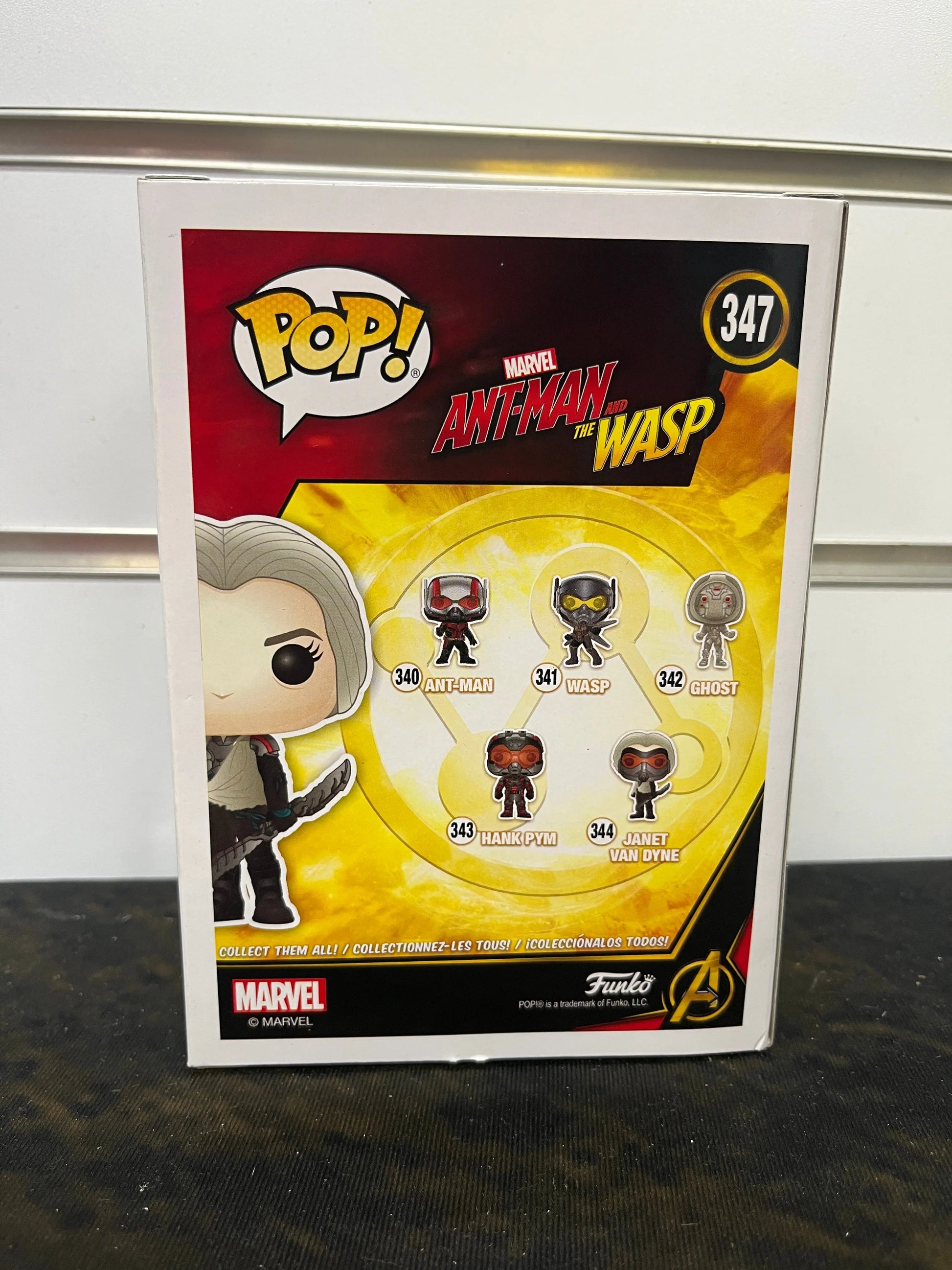 Funko Pop Janet Van Dyne Unmasked #347 Bobblehead Ant-Man And The Wasp Marvel FRENLY BRICKS - Open 7 Days