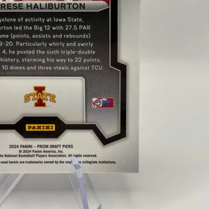 2024 Panini Prizm Draft Picks #65 Tyrese Haliburton Blue Ice Prizms #/99 FRENLY BRICKS - Open 7 Days