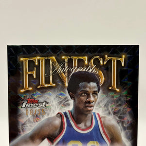 2024-25 Topps Finest Basketball #FA-DT David Thompson Auto Black /25 FRENLY BRICKS - Open 7 Days