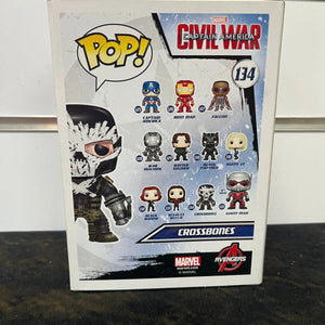 Funko Pop! MARVEL Captain America Civil War - Crossbones #134 Bobble-POP FRENLY BRICKS - Open 7 Days