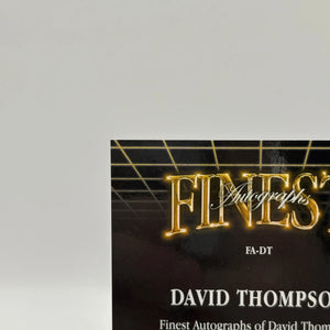 2024-25 Topps Finest Basketball #FA-DT David Thompson Auto Black /25 FRENLY BRICKS - Open 7 Days