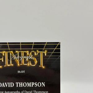 2024-25 Topps Finest Basketball #FA-DT David Thompson Auto Black /25 FRENLY BRICKS - Open 7 Days