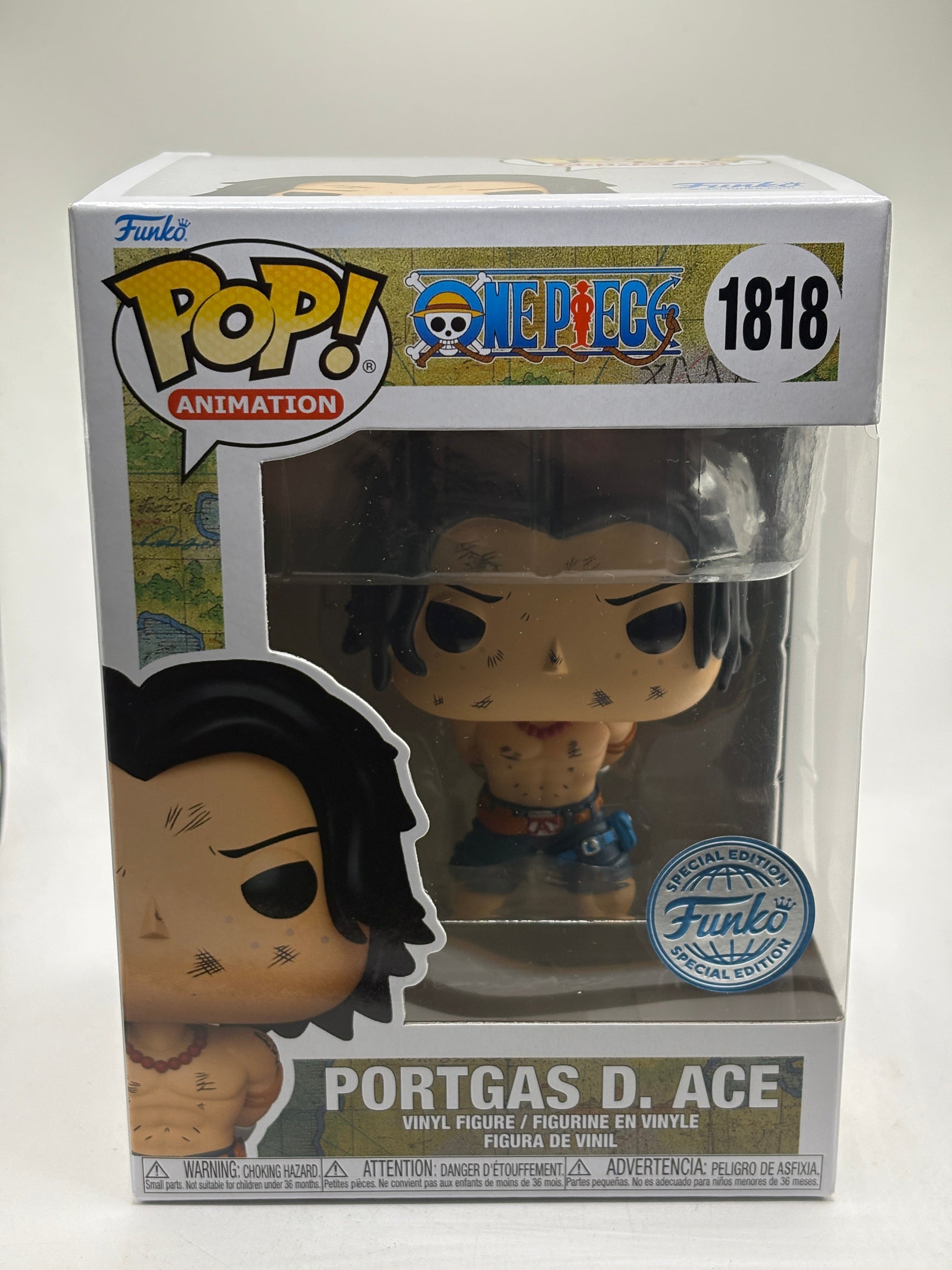 Funko POP! Animation One Piece #1818 Portgas D. Ace Special Edition FRENLY BRICKS - Open 7 Days