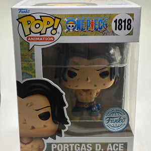 Funko POP! Animation One Piece #1818 Portgas D. Ace Special Edition FRENLY BRICKS - Open 7 Days