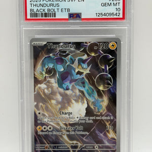 2025 Pokemon SVP - Thundurus 209 Black Bolt Promo PSA 10 FRENLY BRICKS - Open 7 Days