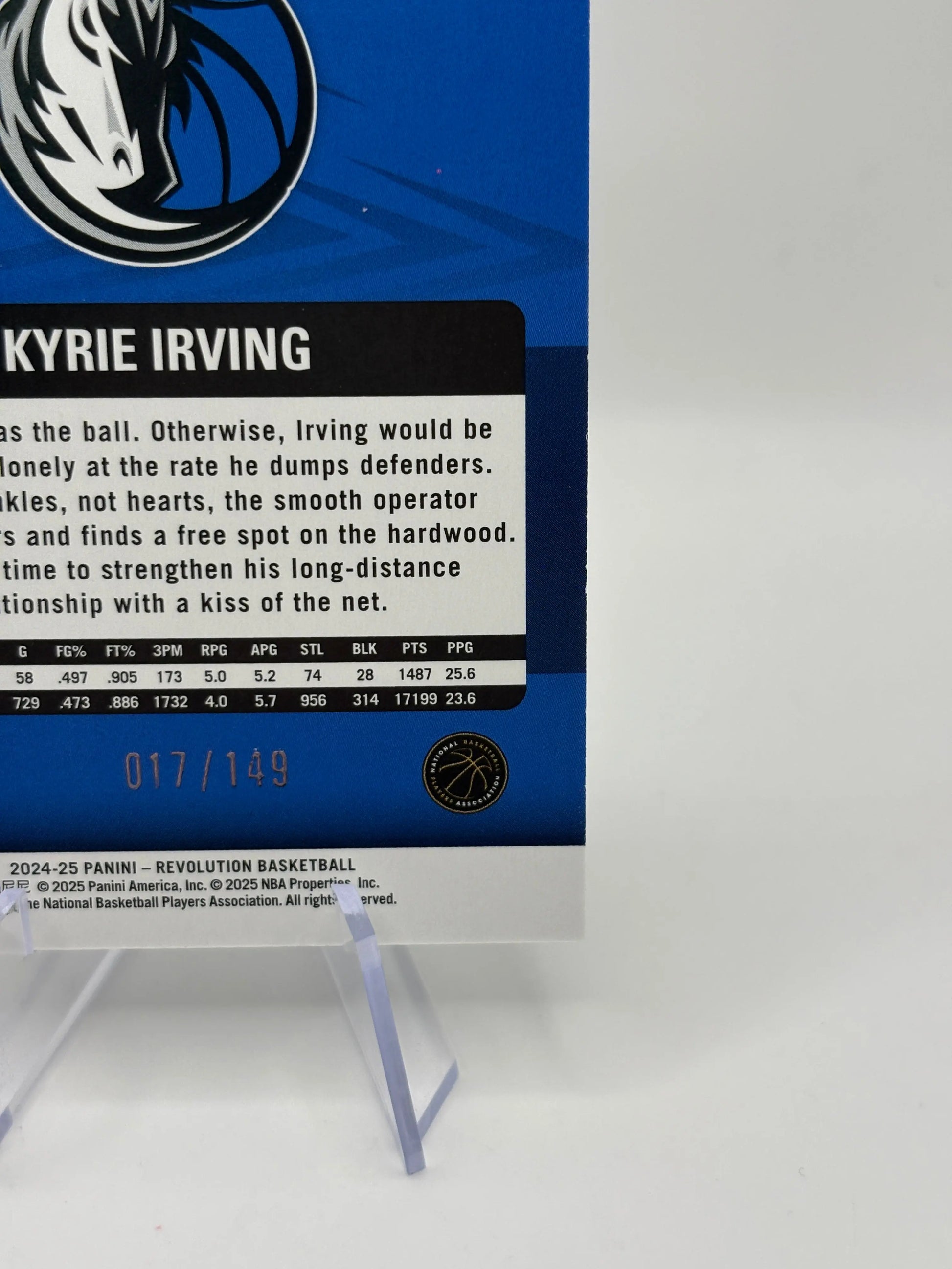 2024-25 Panini Revolution Basketball - Kyrie Irving 017/149 Storm Card FRENLY BRICKS - Open 7 Days