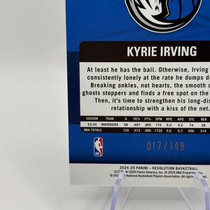 2024-25 Panini Revolution Basketball - Kyrie Irving 017/149 Storm Card FRENLY BRICKS - Open 7 Days