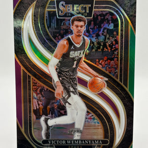 2024-25 Panini Select Victor Wembanyama #102 Premier Level Green White Purple FRENLY BRICKS - Open 7 Days