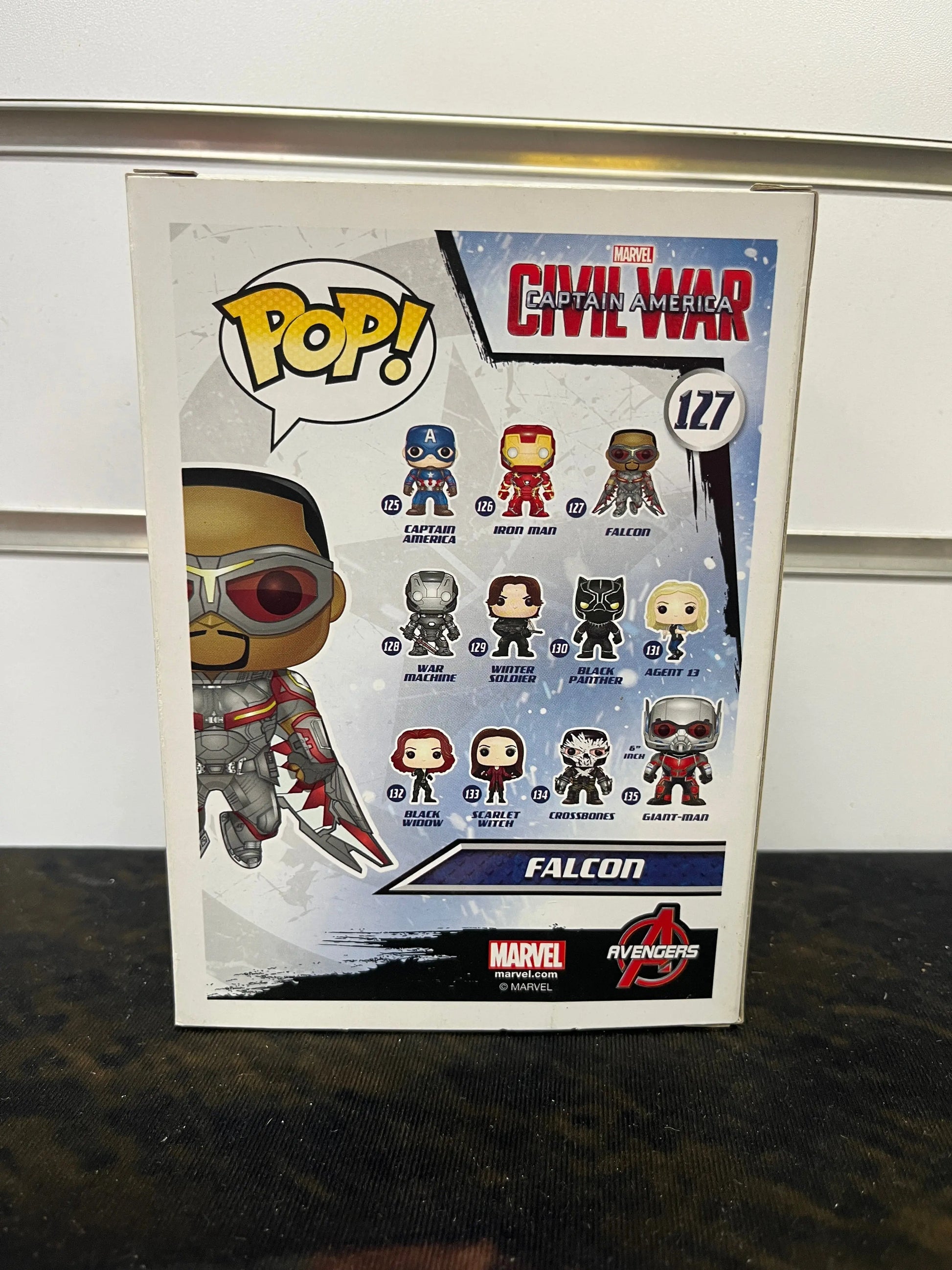 Funko POP! Marvel Captain America: Civil War Falcon #127 Vinyl Figure FRENLY BRICKS - Open 7 Days