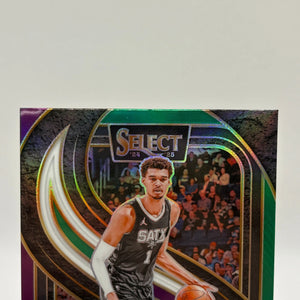 2024-25 Panini Select Victor Wembanyama #102 Premier Level Green White Purple FRENLY BRICKS - Open 7 Days