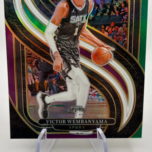 2024-25 Panini Select Victor Wembanyama #102 Premier Level Green White Purple FRENLY BRICKS - Open 7 Days