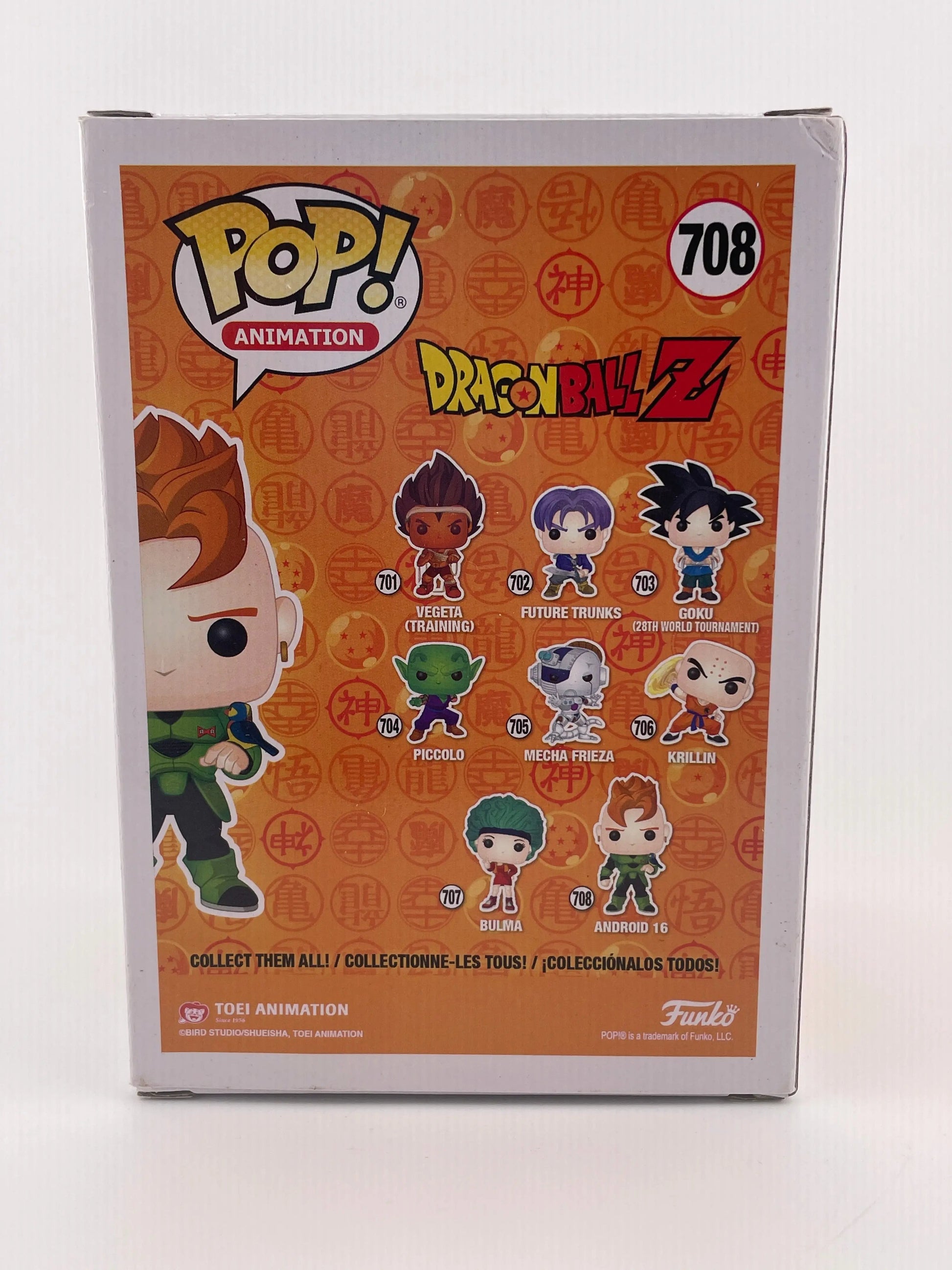 Funko POP! Animation #708 Dragonball Z Android 16 SE vinyl figure BNIB FRENLY BRICKS - Open 7 Days