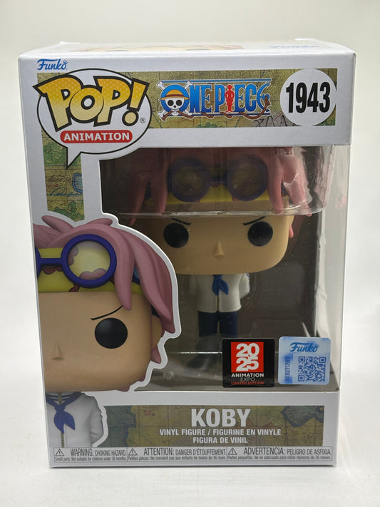 Funko POP! Animation One Piece #1943 Koby 2025 Animation Expo FRENLY BRICKS - Open 7 Days