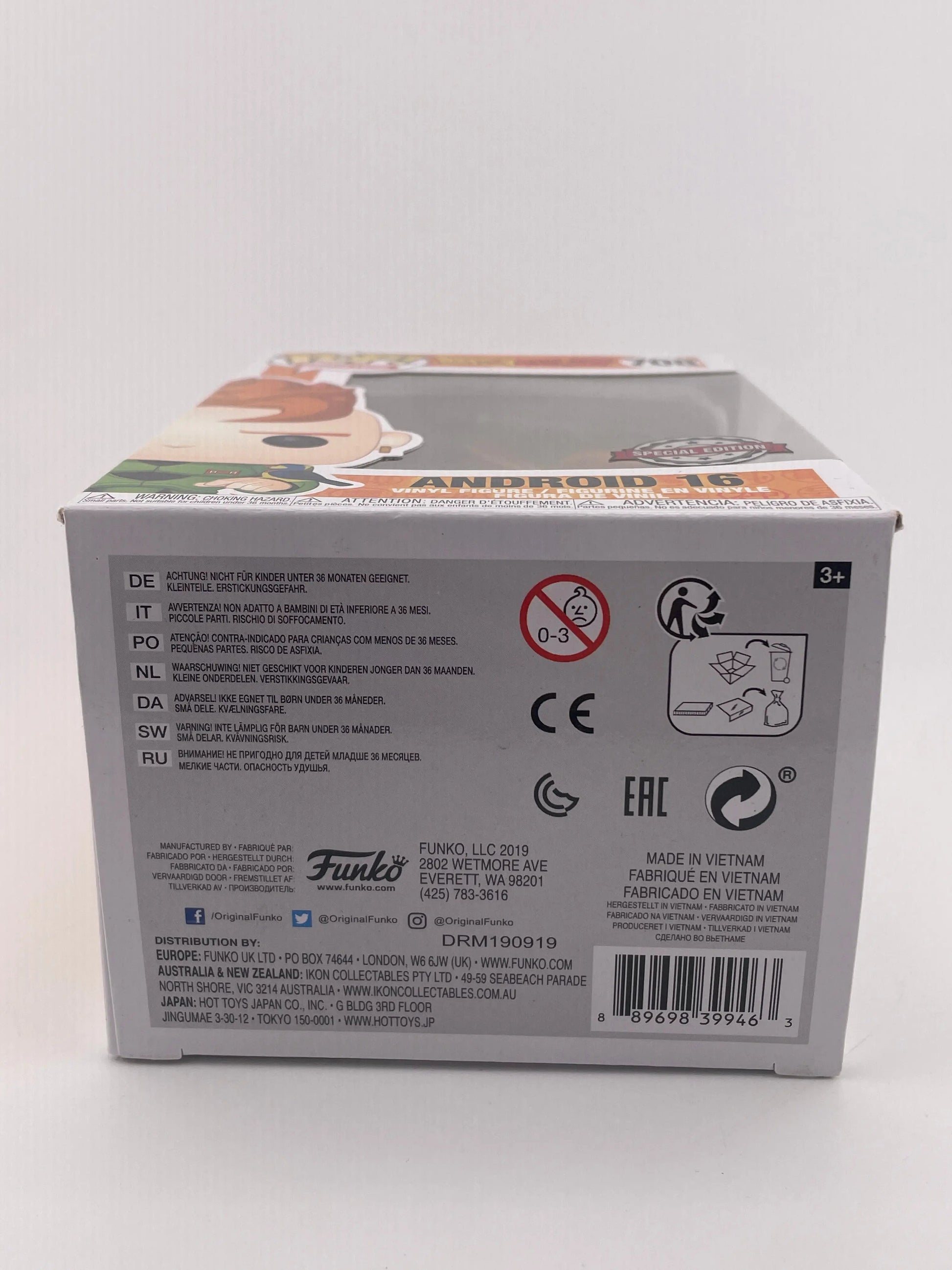 Funko POP! Animation #708 Dragonball Z Android 16 SE vinyl figure BNIB FRENLY BRICKS - Open 7 Days