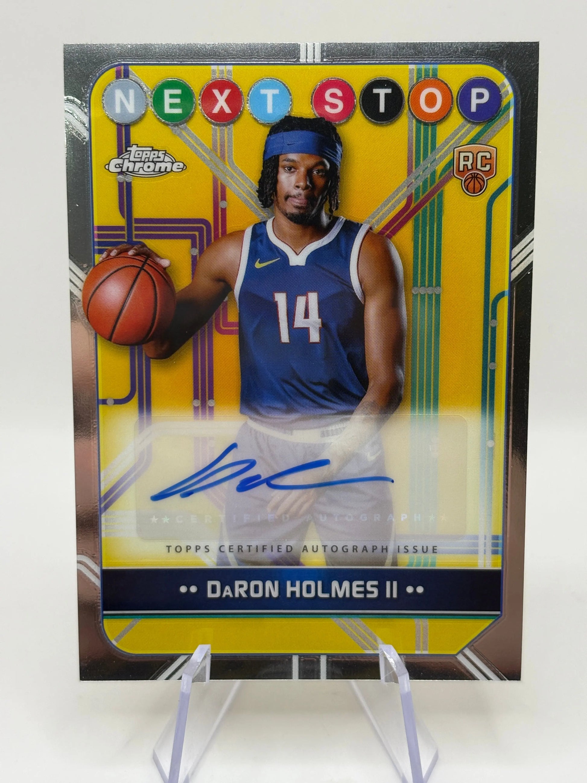 2024-25 Topps Chrome DaRon Holmes II Next Stop Signatures RC Rookie Auto #NSS-DH FRENLY BRICKS - Open 7 Days