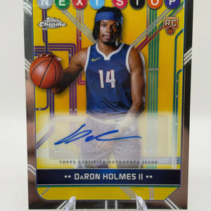 2024-25 Topps Chrome DaRon Holmes II Next Stop Signatures RC Rookie Auto #NSS-DH FRENLY BRICKS - Open 7 Days