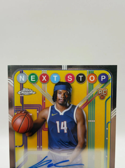 2024-25 Topps Chrome DaRon Holmes II Next Stop Signatures RC Rookie Auto #NSS-DH FRENLY BRICKS - Open 7 Days