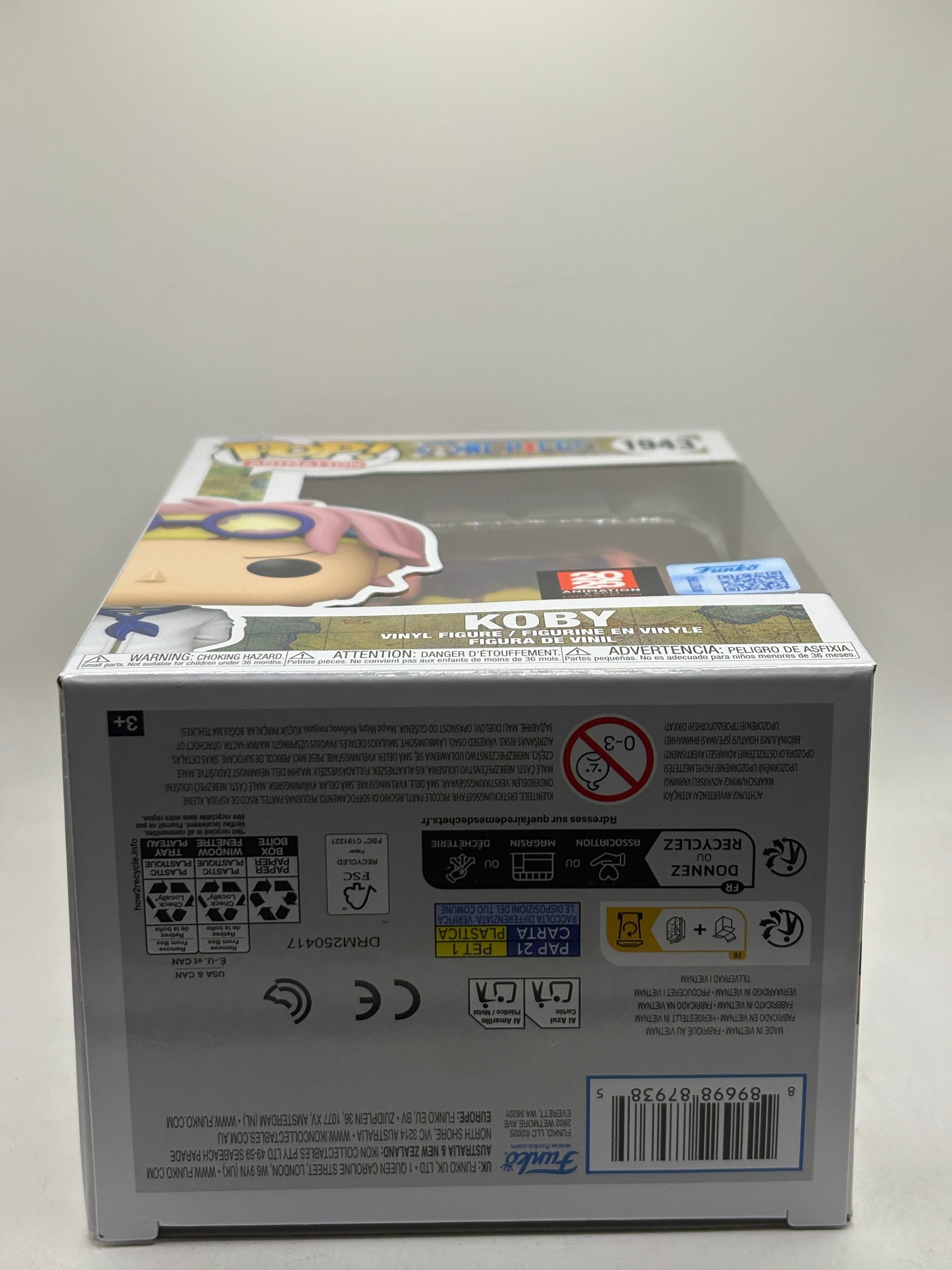 Funko POP! Animation One Piece #1943 Koby 2025 Animation Expo FRENLY BRICKS - Open 7 Days