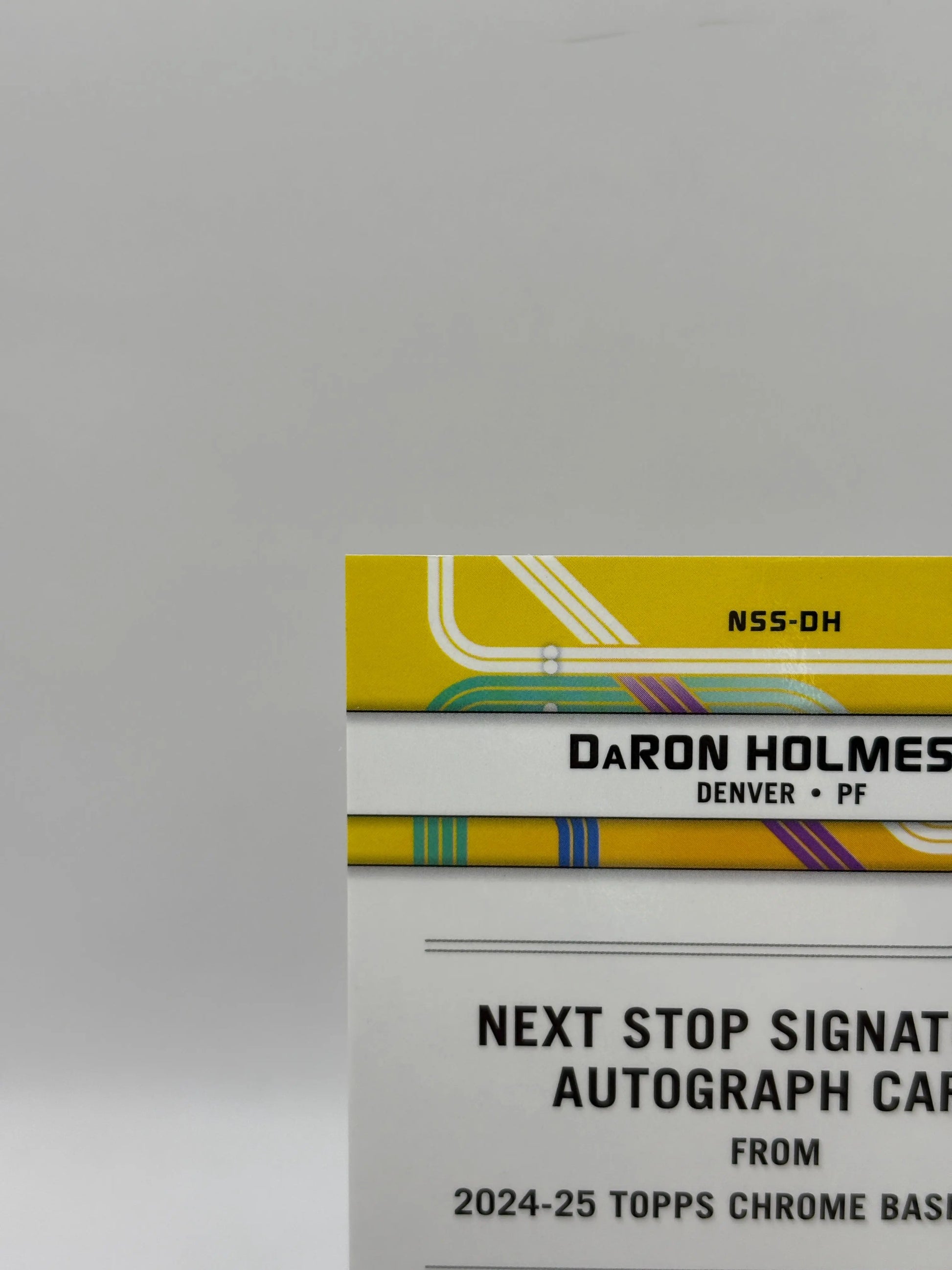 2024-25 Topps Chrome DaRon Holmes II Next Stop Signatures RC Rookie Auto #NSS-DH FRENLY BRICKS - Open 7 Days
