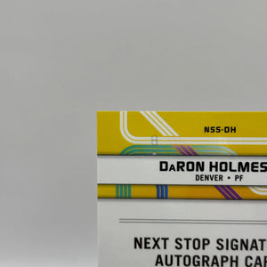 2024-25 Topps Chrome DaRon Holmes II Next Stop Signatures RC Rookie Auto #NSS-DH FRENLY BRICKS - Open 7 Days