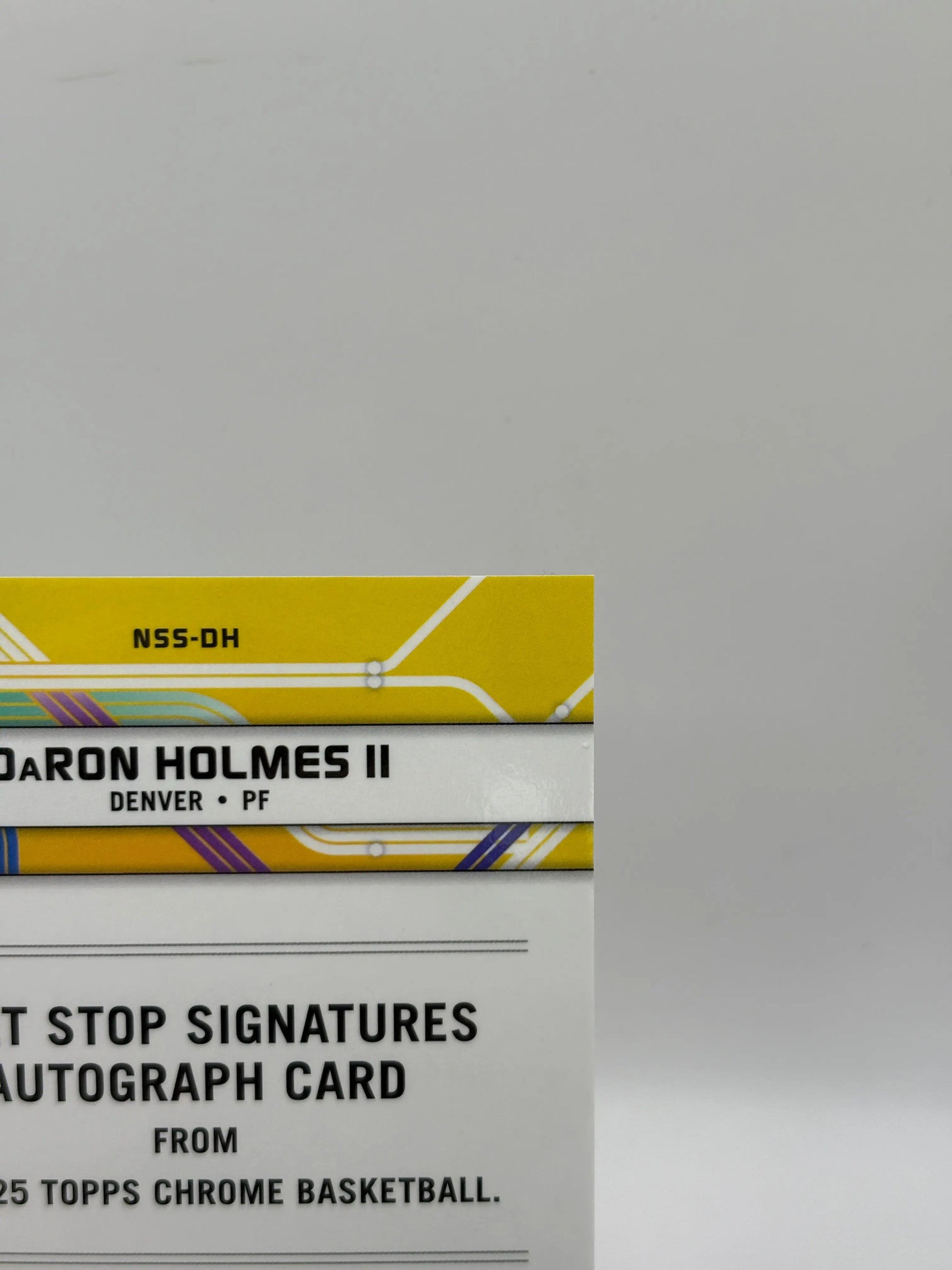 2024-25 Topps Chrome DaRon Holmes II Next Stop Signatures RC Rookie Auto #NSS-DH FRENLY BRICKS - Open 7 Days