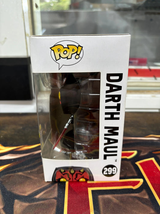 Funko Pop! Star Wars #299 Darth Maul 2019 Galactic Convention Exclusive FRENLY BRICKS - Open 7 Days
