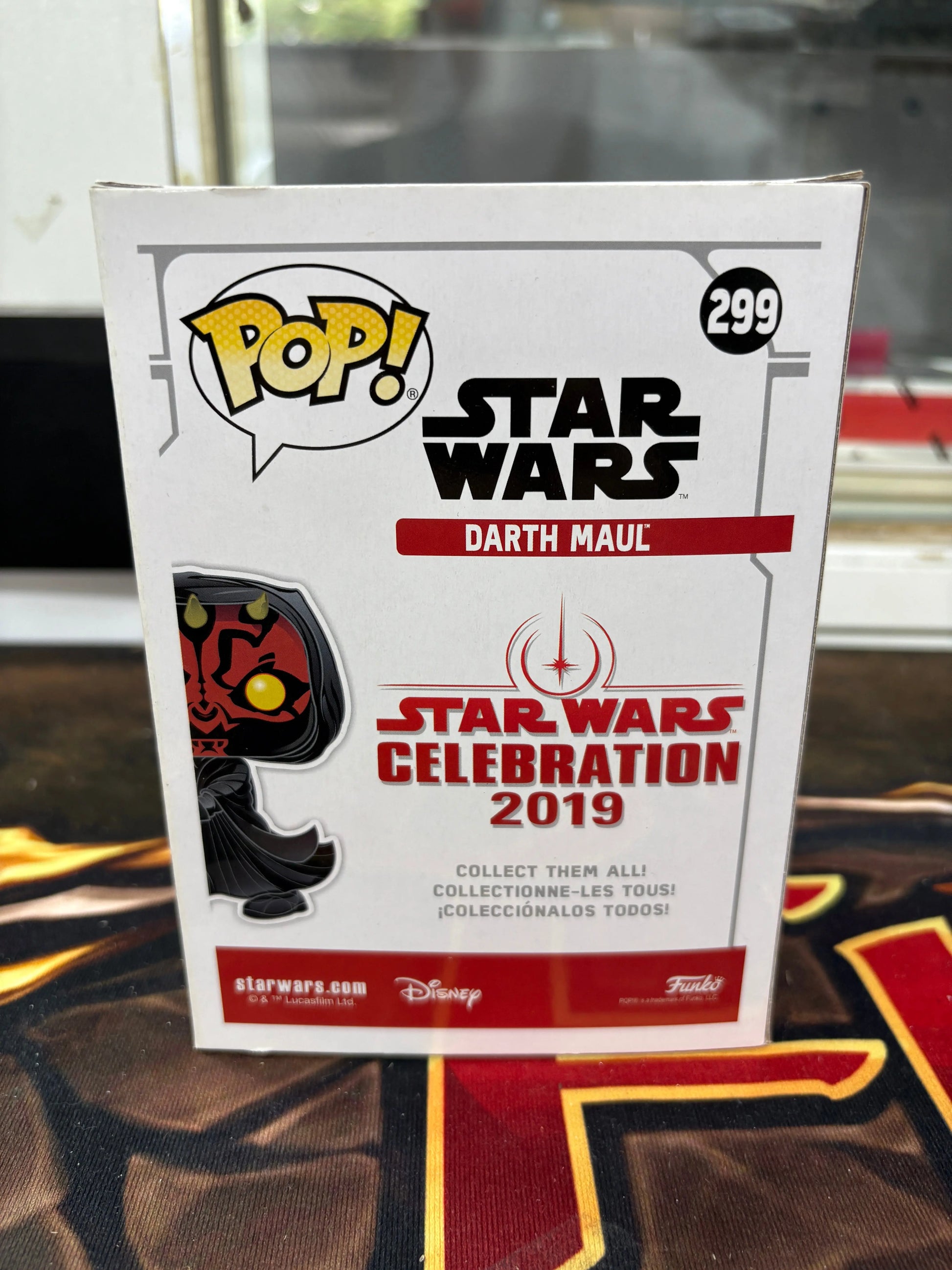 Funko Pop! Star Wars #299 Darth Maul 2019 Galactic Convention Exclusive FRENLY BRICKS - Open 7 Days