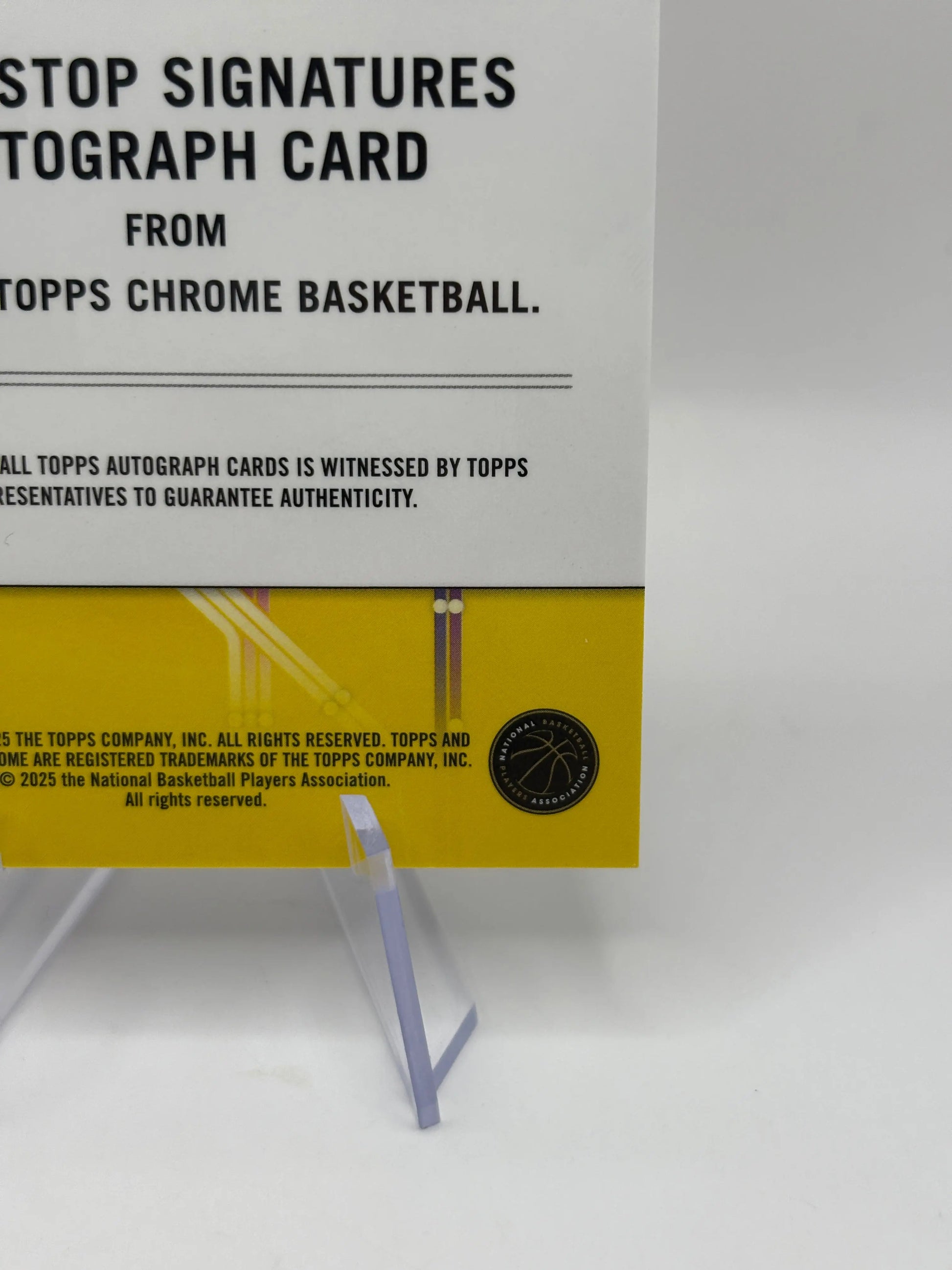 2024-25 Topps Chrome DaRon Holmes II Next Stop Signatures RC Rookie Auto #NSS-DH FRENLY BRICKS - Open 7 Days