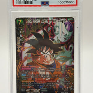 2024 DBS Masters Son Goku, Apex of the Origin BT25-148 SCR PSA 10 FRENLY BRICKS - Open 7 Days