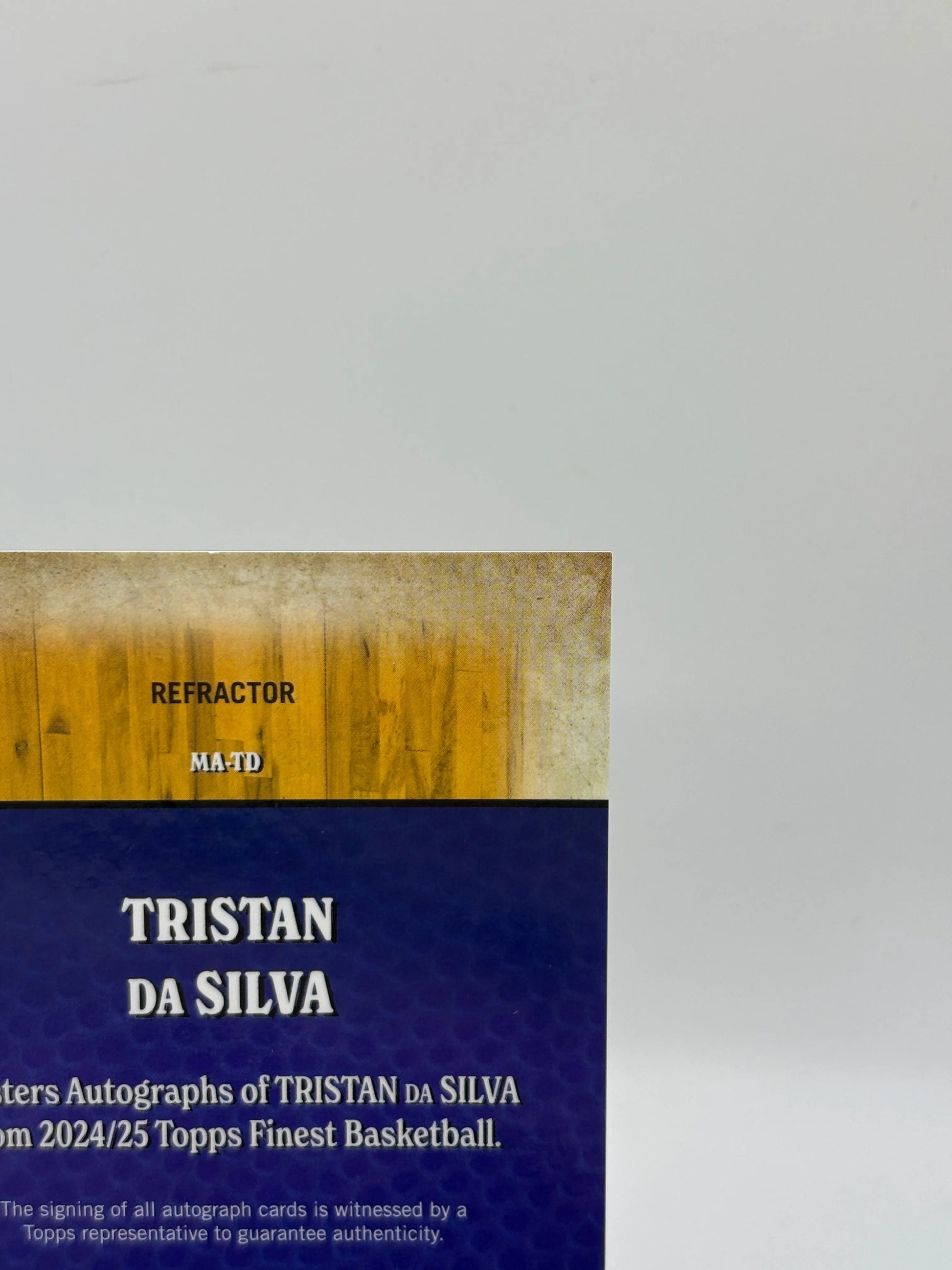 2024-25 Topps Finest Masters Autograph #MA-TD Tristan Da Silva Rookie Auto FRENLY BRICKS - Open 7 Days