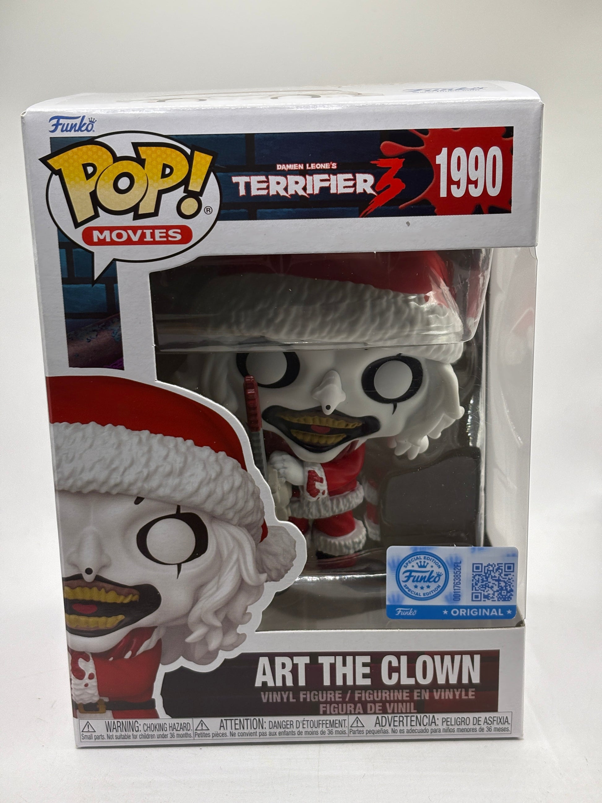 Funko POP! Movies Terrifier 3 #1990 Art The Clown Vinyl Figure FRENLY BRICKS - Open 7 Days