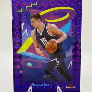 2024-25 Topps Finest Purple Refractor - Nikola Jokic 18/50 LP FRENLY BRICKS - Open 7 Days