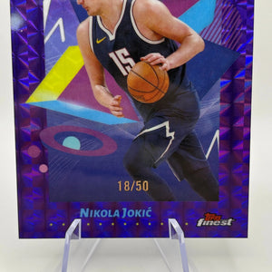 2024-25 Topps Finest Purple Refractor - Nikola Jokic 18/50 LP FRENLY BRICKS - Open 7 Days