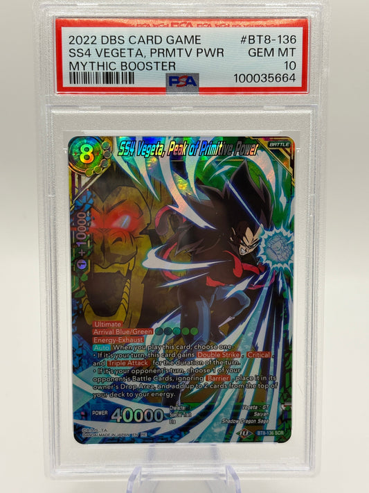 2022 DBS Card Game SS4 Vegeta, Peak of Primitive Power FRENLY BRICKS - Open 7 Days