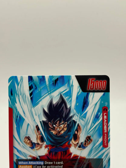 Dragon Ball Super Fusion World - Son Goku FB04-001 L* Alt Art NM FRENLY BRICKS - Open 7 Days